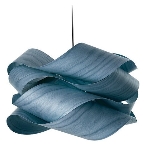 LZF Link Pendelleuchte – Furnier Blau