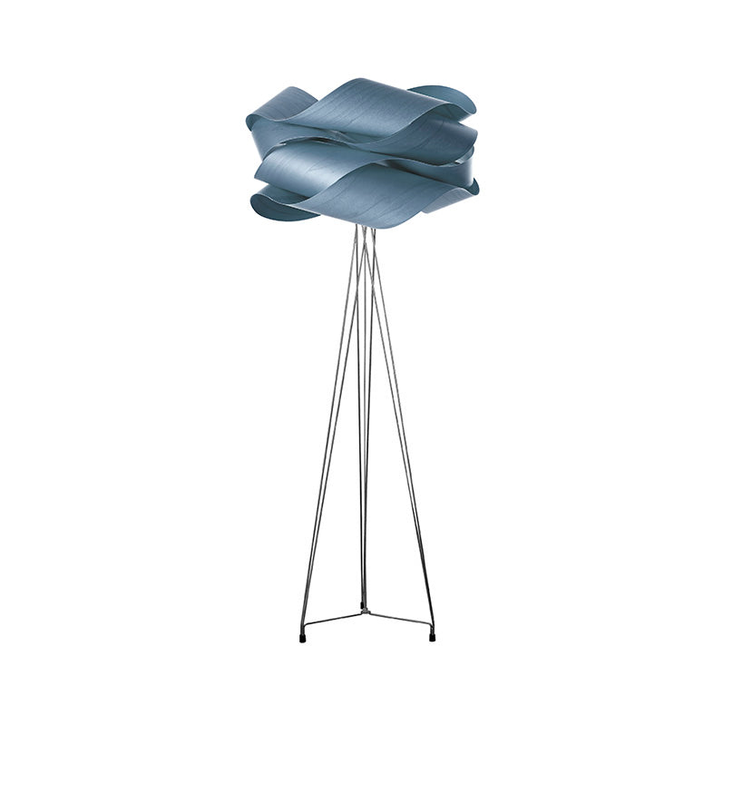 LZF Link Stehleuchte – Furnier Blau