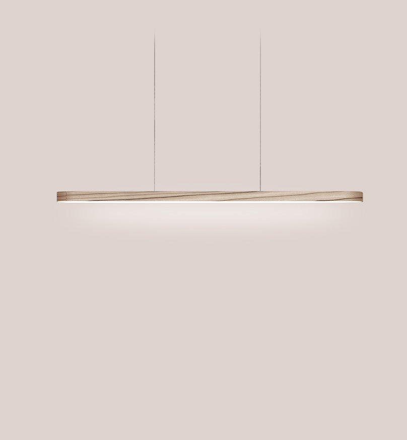 LZF I-Line Pendelleuchte – Furnier Grau