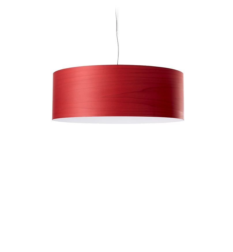 LZF Gea Pendelleuchte – Furnier Rot