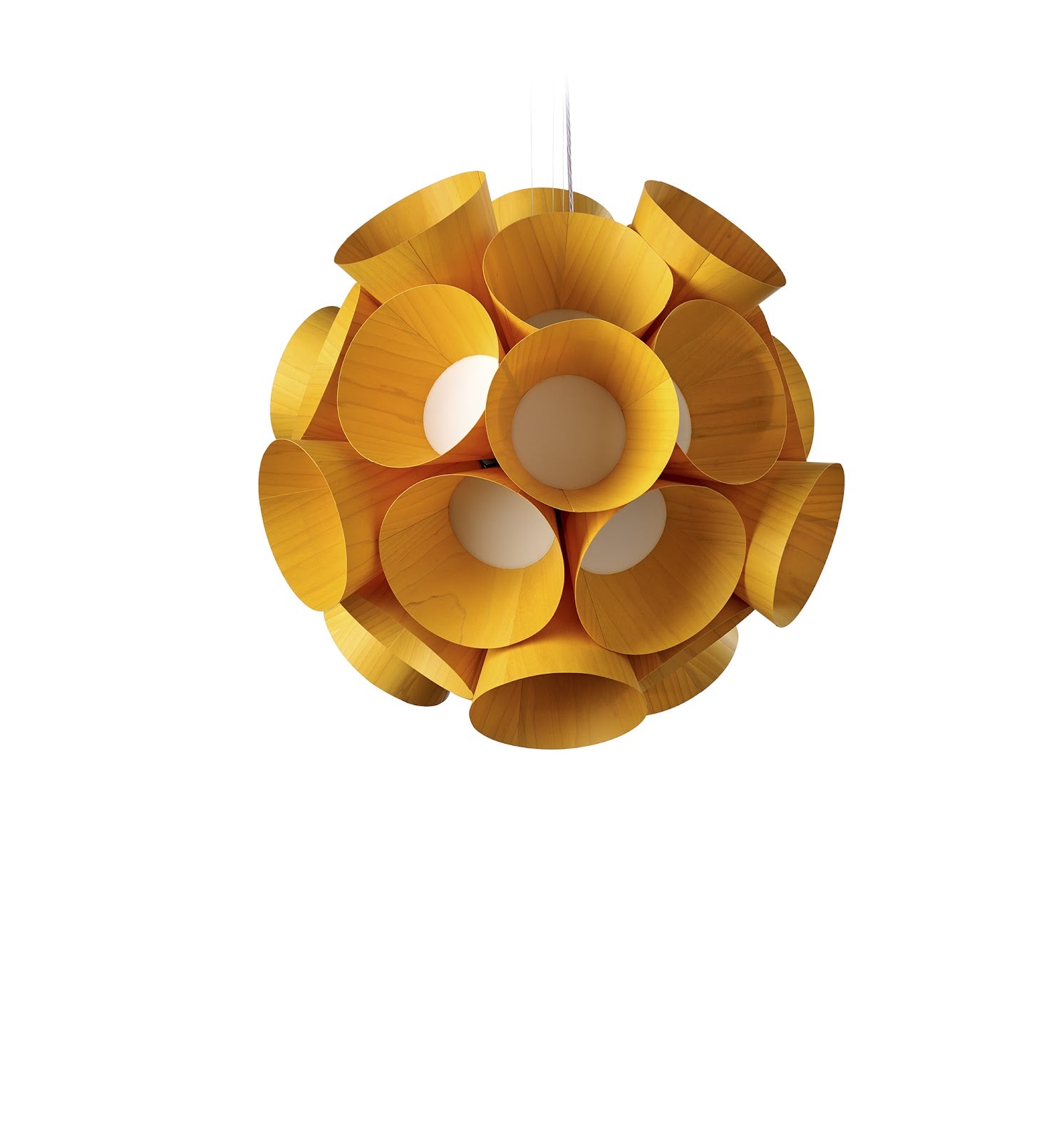LZF Dandelion Pendelleuchte – Furnier Gelb