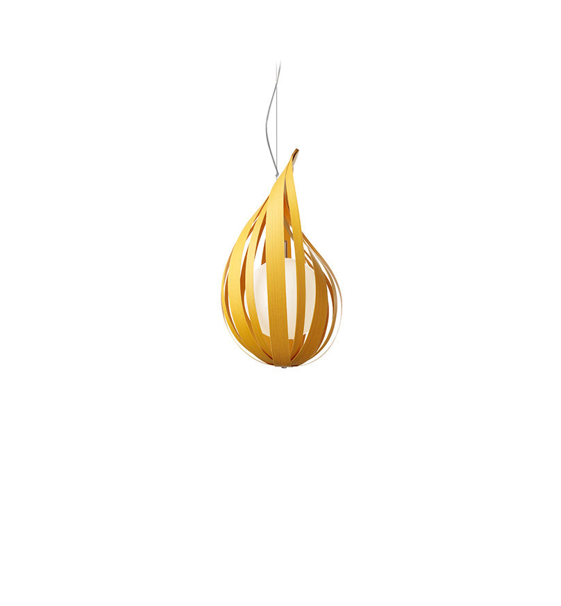 LZF Raindrop Pendelleuchte – Furnier Gelb