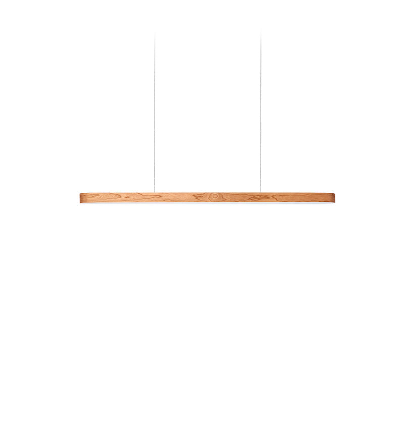 LZF I-Line Pendelleuchte – Furnier Kirsche natur