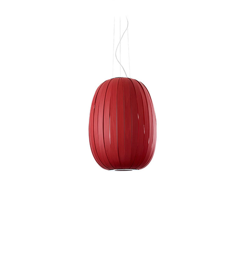 LZF Pod Pendelleuchte – Furnier Rot
