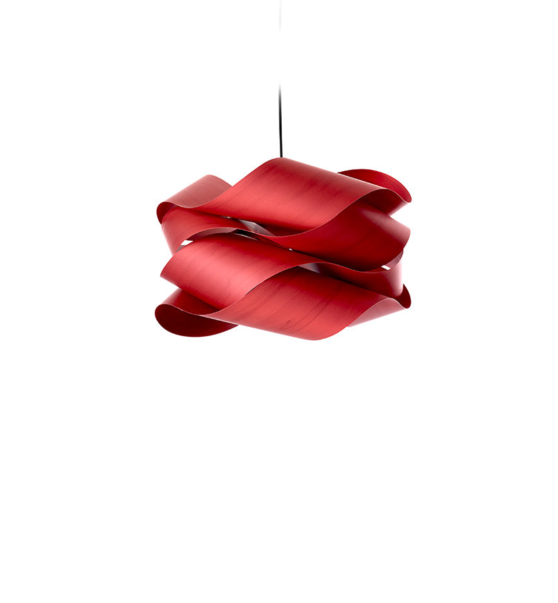 LZF Link Pendelleuchte – Furnier Rot