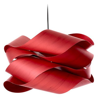 LZF Link Pendelleuchte – Furnier Rot