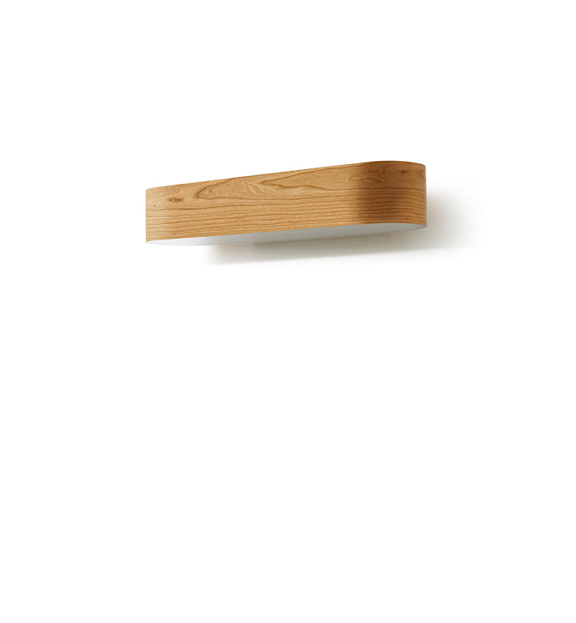 LZF I-Club Small Wandleuchte – Furnier Kirsche natur