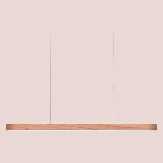 LZF I-Line Pendelleuchte – Furnier Zartrosa