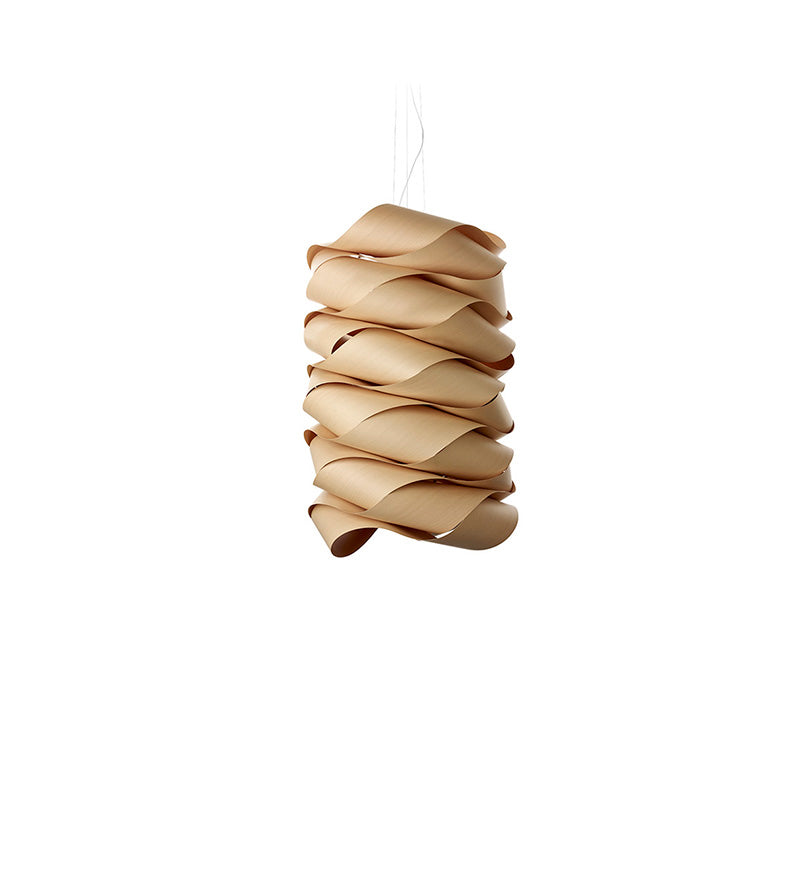 LZF Link Chain Pendelleuchte – Furnier Buche natur