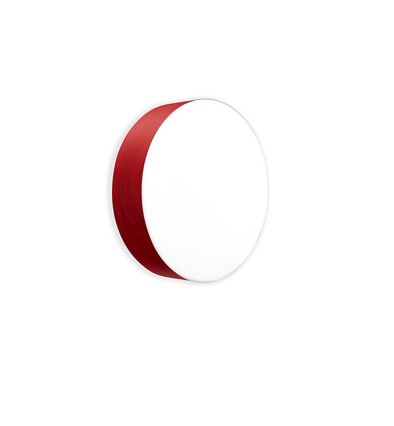 LZF Gea Wand- und Deckenleuchte – Furnier Rot