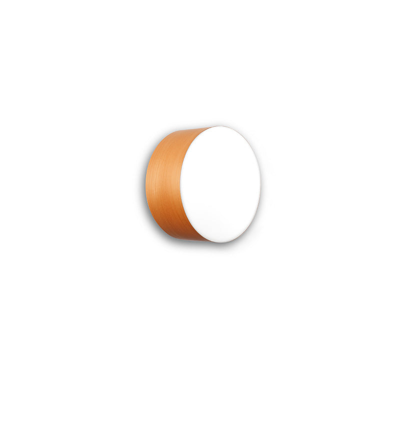 LZF Gea Wand- und Deckenleuchte – Furnier Orange