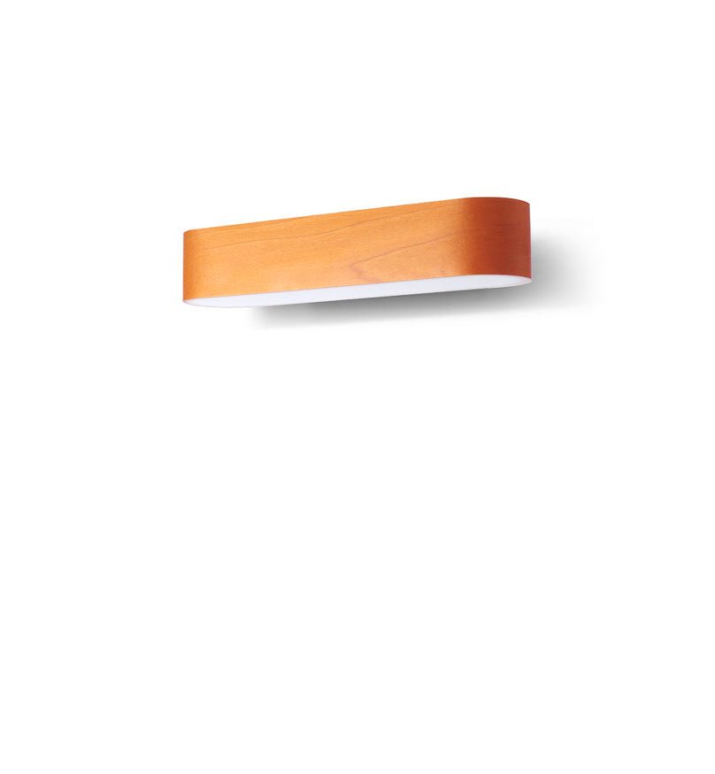 LZF I-Club Small Wandleuchte – Furnier Orange