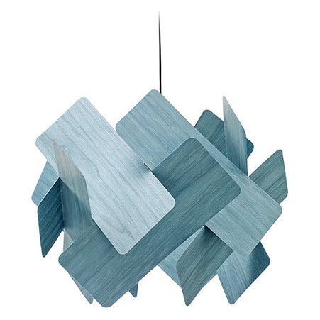 LZF Escape Pendelleuchte – Furnier Meeresblau