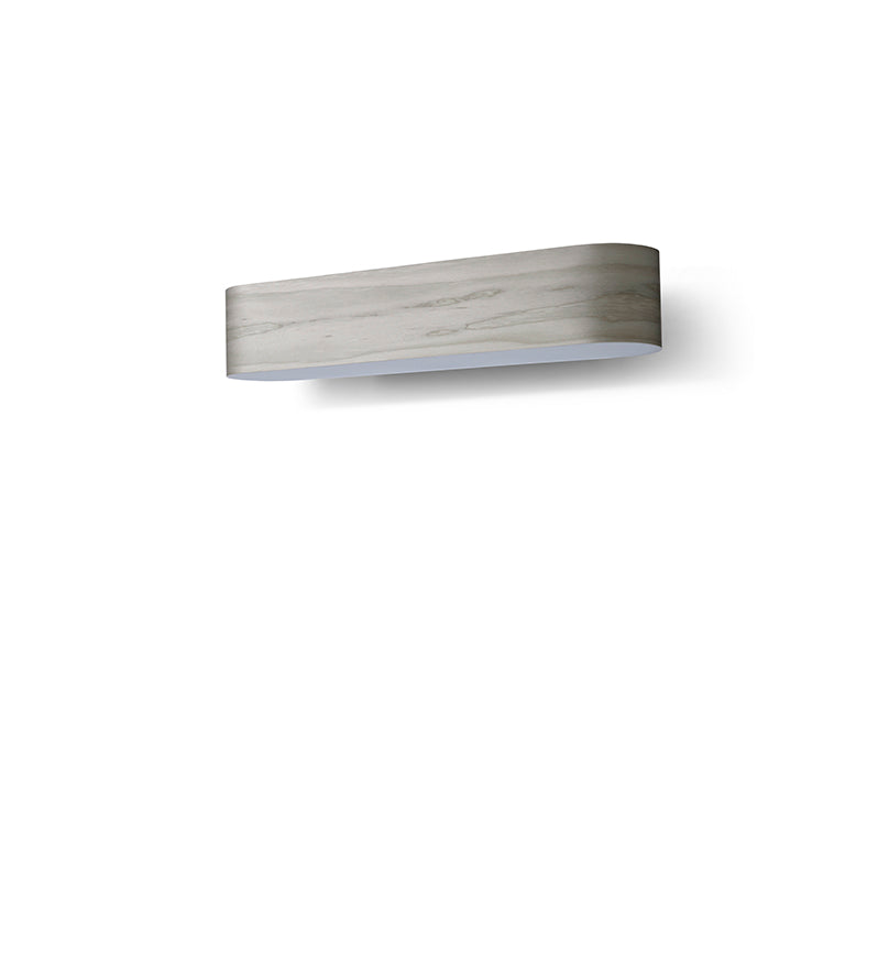 LZF I-Club Small Wandleuchte – Furnier Grau