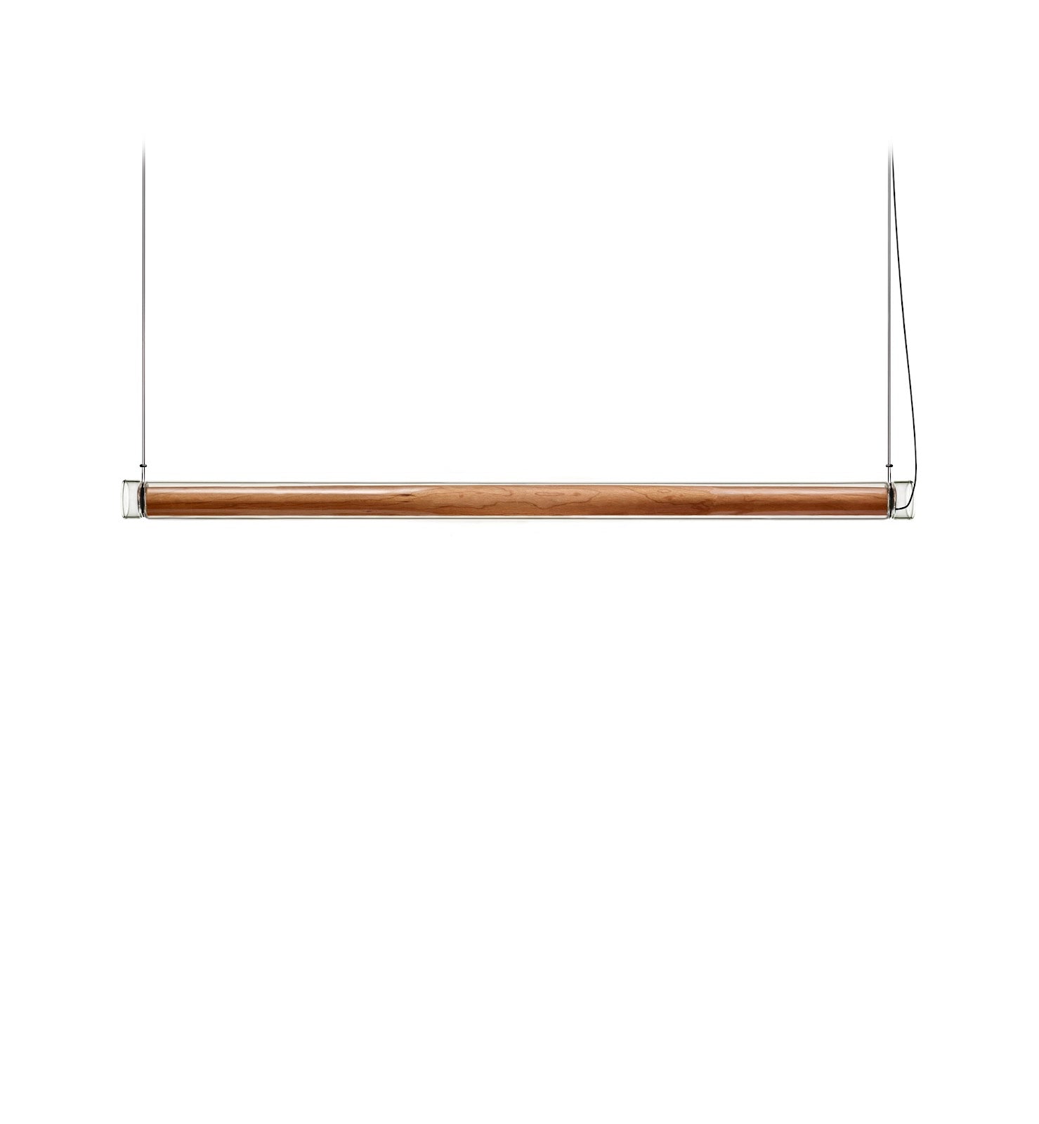 LZF Estela Horizontal Pendelleuchte – Furnier Kirsche natur