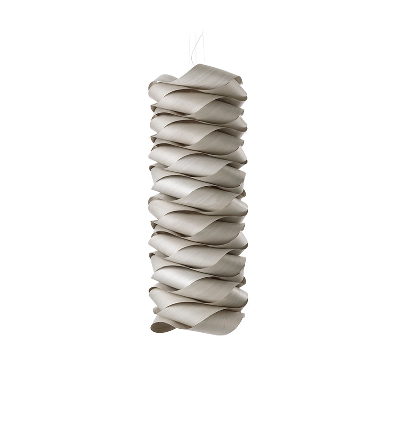 LZF Link Chain Pendelleuchte – Furnier Grau