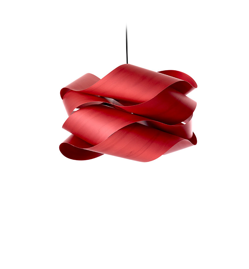 LZF Link Pendelleuchte – Furnier Rot