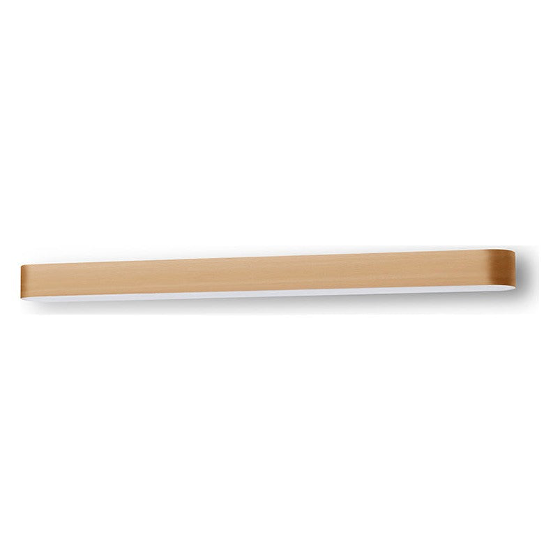 LZF I-Club Slim Wandleuchte – Furnier Buche natur
