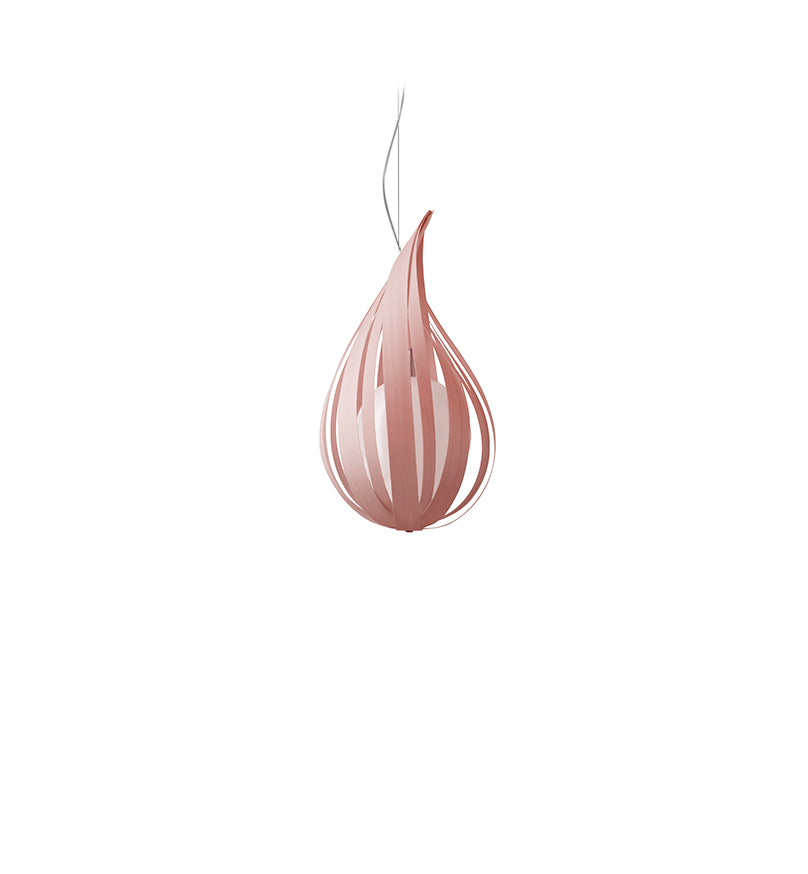 LZF Raindrop Pendelleuchte – Furnier Zartrosa