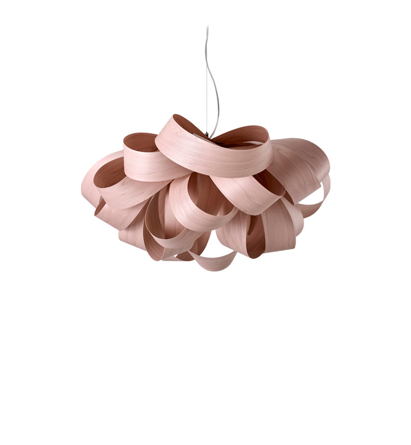 LZF Agatha Small Pendelleuchte – Furnier Zartrosa