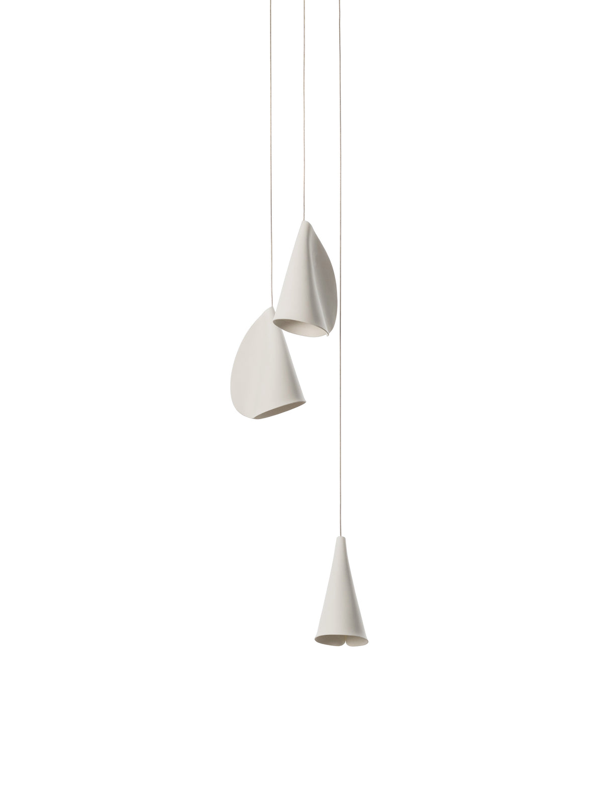 Bocci 21 Random Pendelleuchte – 21.3 – 3 Pendel, Ø152 mm Baldachin rund, 2700 K