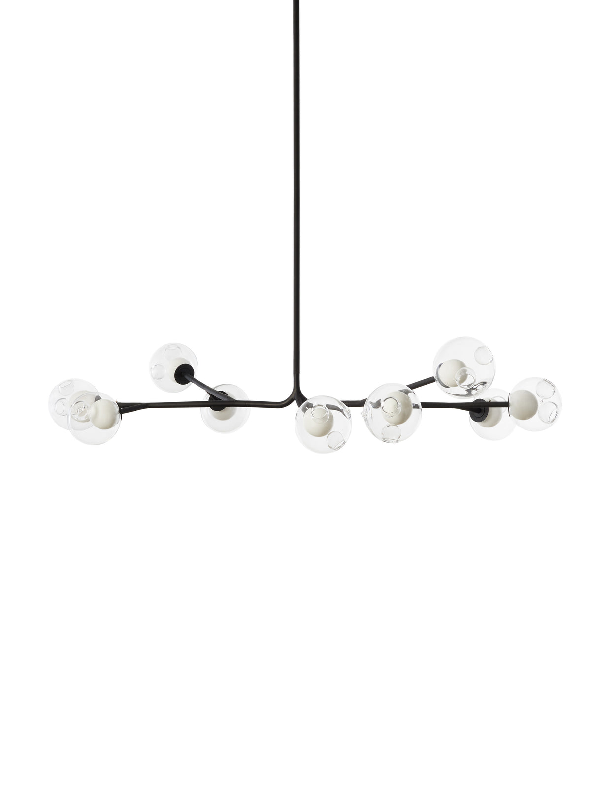 Bocci 28 Armature Pendelleuchte – 28.9a.2 – 9 Pendel, 970 mm hoch, mit 500 mm Verlängerung, klar, 2700 K