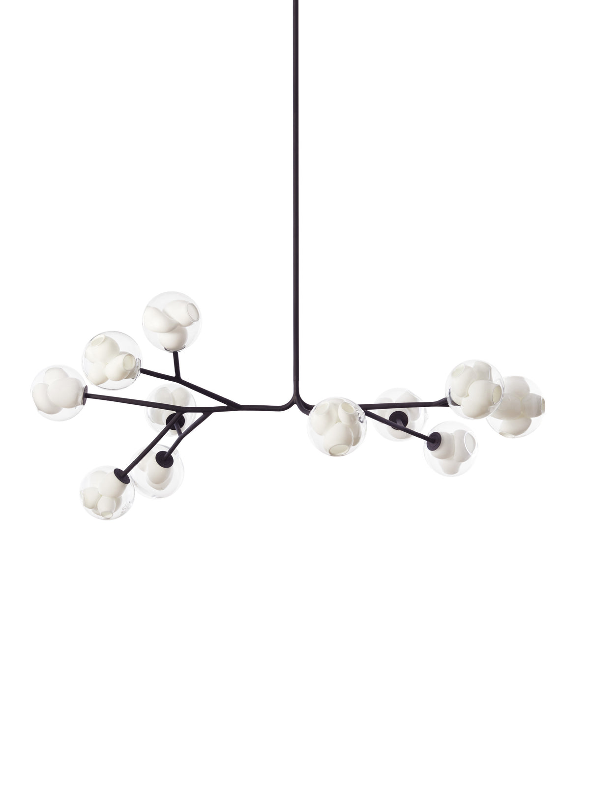 Bocci 38V Armature Pendelleuchte – 38.11Va.2 – 11 Pendel, 965 mm hoch, mit 500 mm Verlängerung, 2700 K