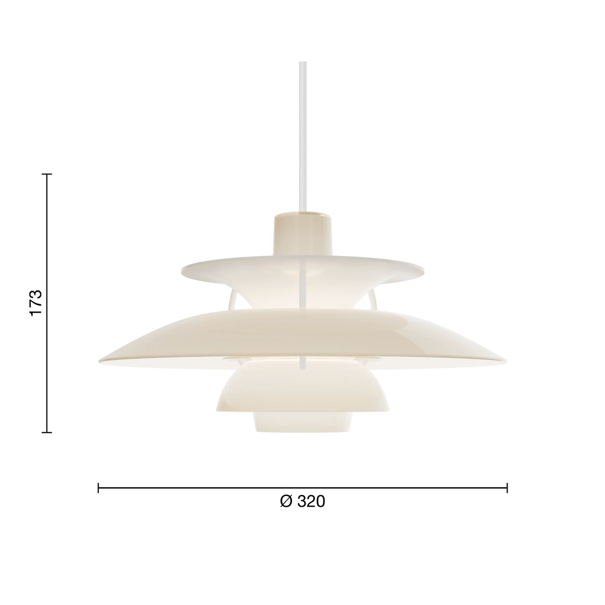 Louis Poulsen PH 5 Opal Pendelleuchte – Ansicht 21