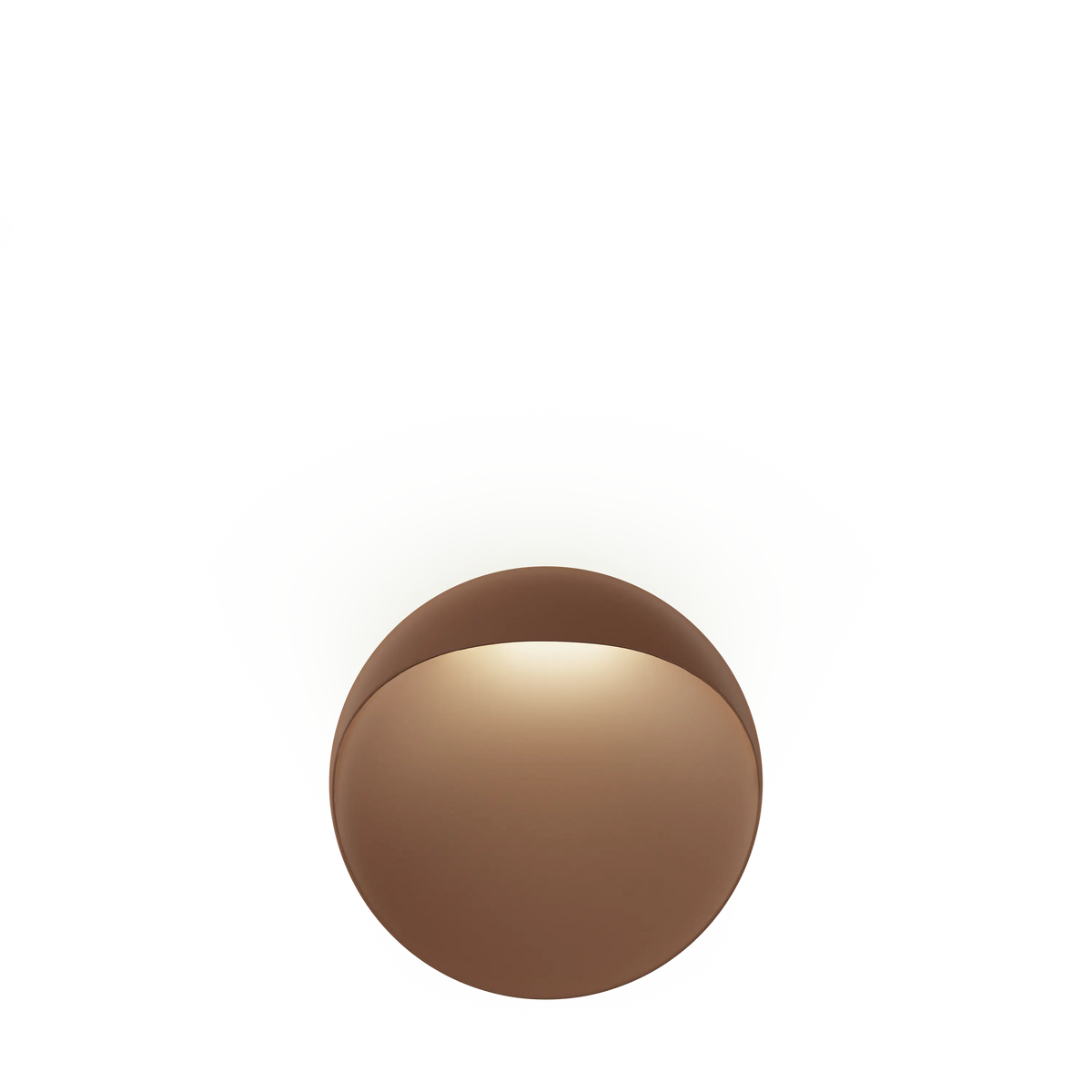Louis Poulsen Flindt Wandleuchte – Cortenfarben, Ø 200, LED 2700K 10W