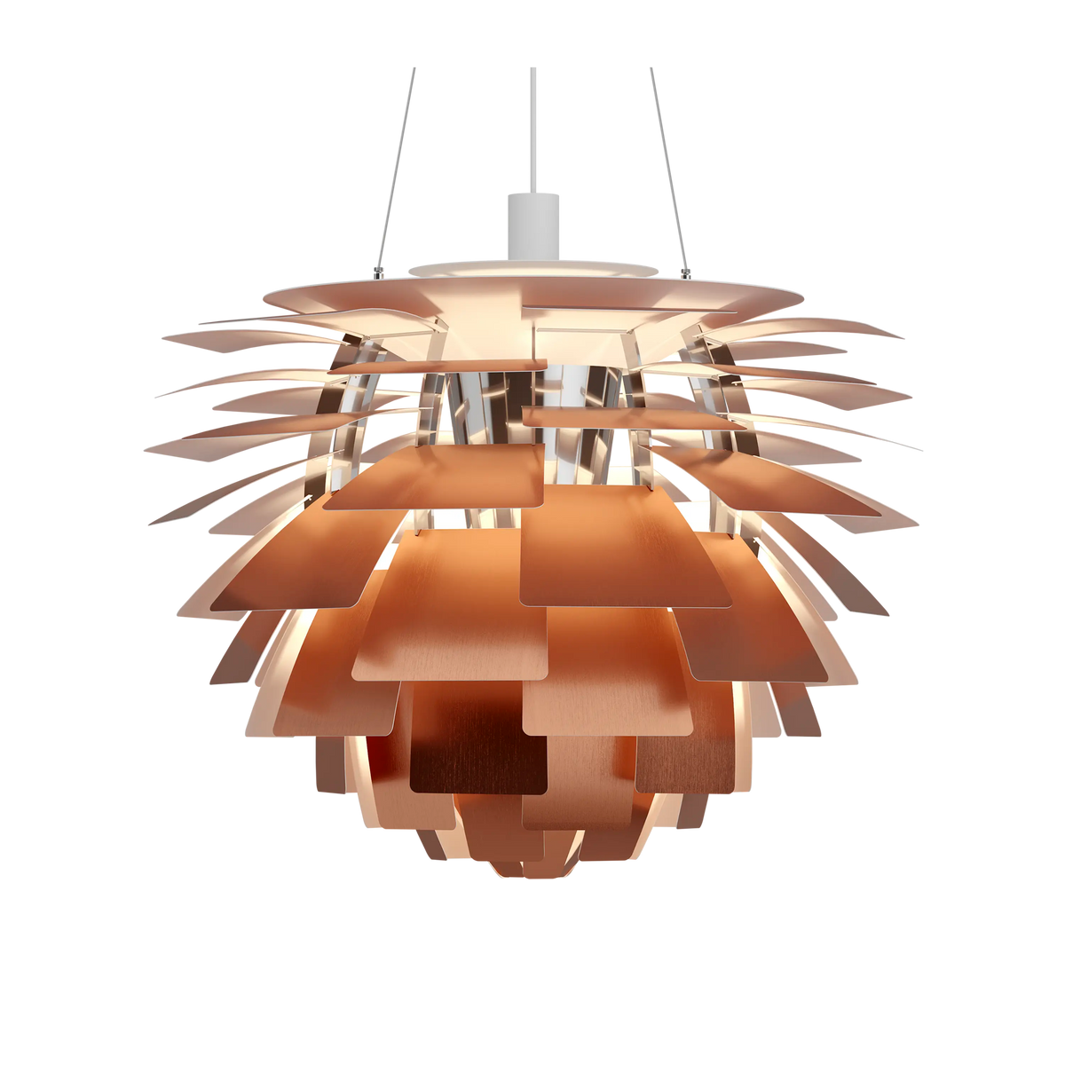 Louis Poulsen PH Artichoke Ø 720 Pendelleuchte – Kupfer, 1x100W E27