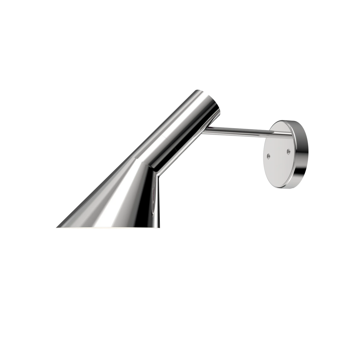 Louis Poulsen AJ Wandleuchte – Stainless steel polished, 1x20W E14 · ohne Kabel · ohne Schalter