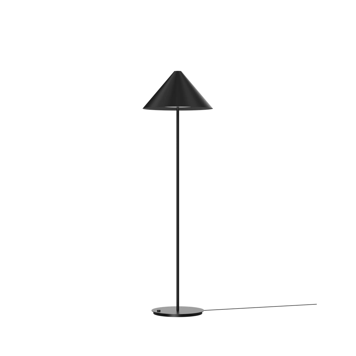 Louis Poulsen Keglen Stehleuchte – Schwarz, LED 2700-2000K D2W 8.5W