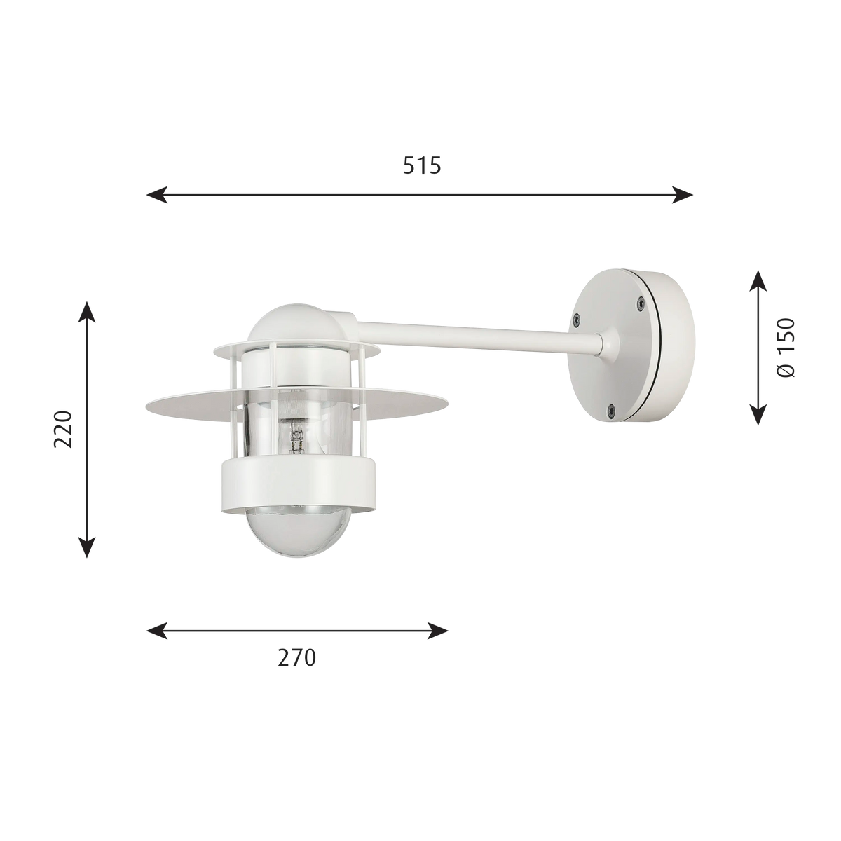 Louis Poulsen Albertslund Außenwandleuchte – Ansicht 11