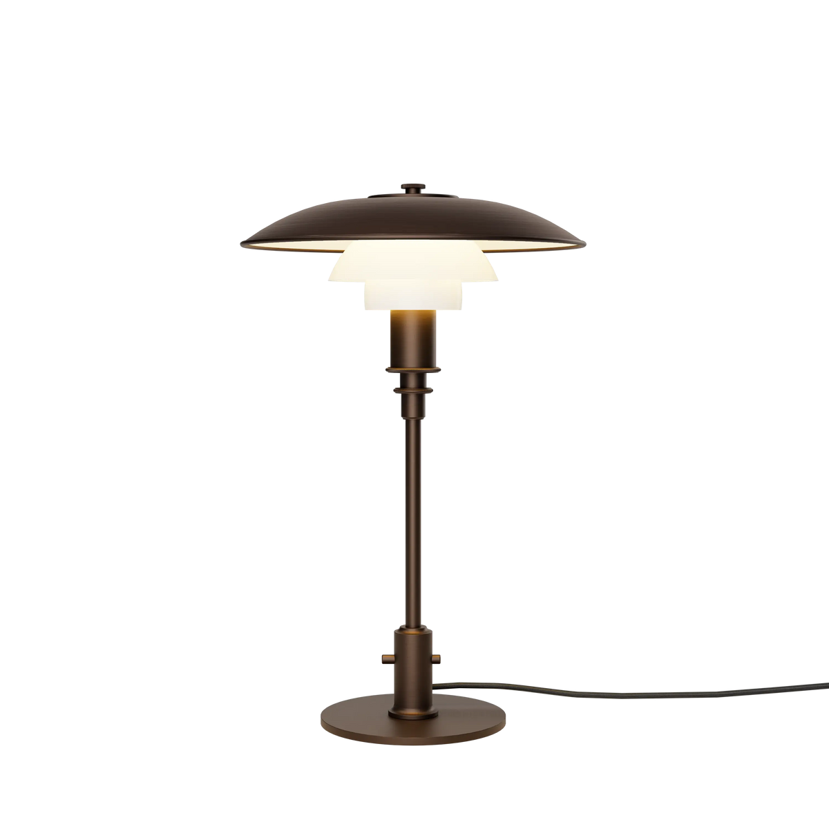Louis Poulsen PH 3/2 Aged Brass Opal Tischleuchte – Default Title