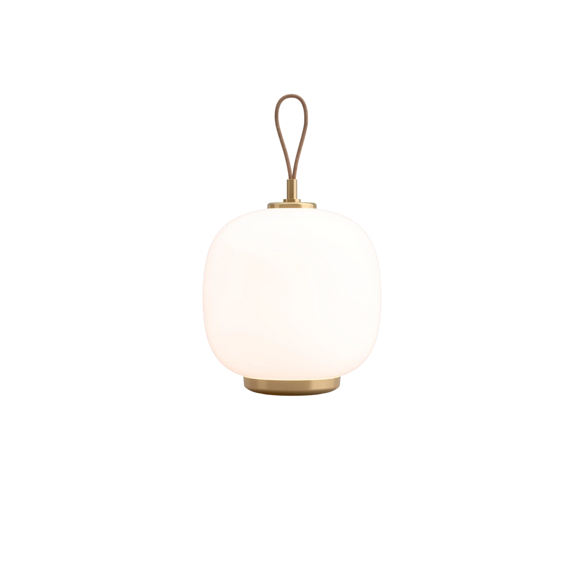 Louis Poulsen VL 45 Radiohus Portable Leuchte – Brass/glossy pale rose glass