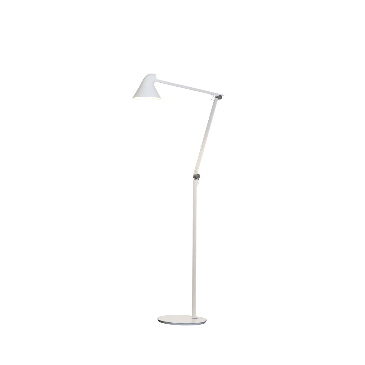 Louis Poulsen NJP Stehleuchte – Weiß, LED 2700K 10W · Weiß schnur