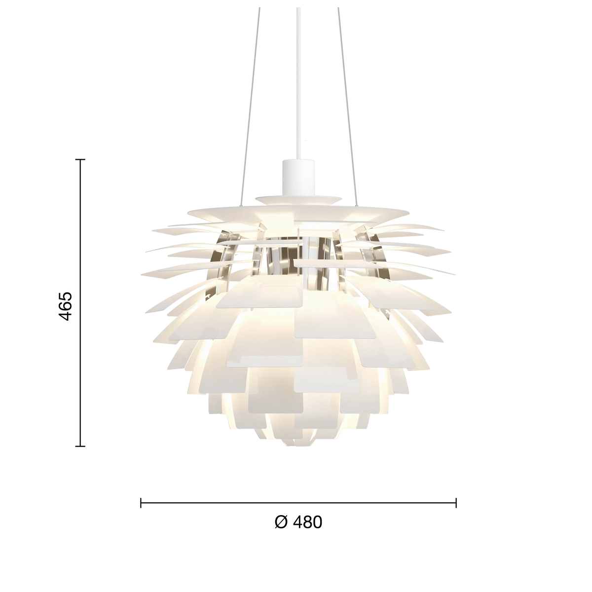 Louis Poulsen PH Artichoke Ø 480 Pendelleuchte – Ansicht 15