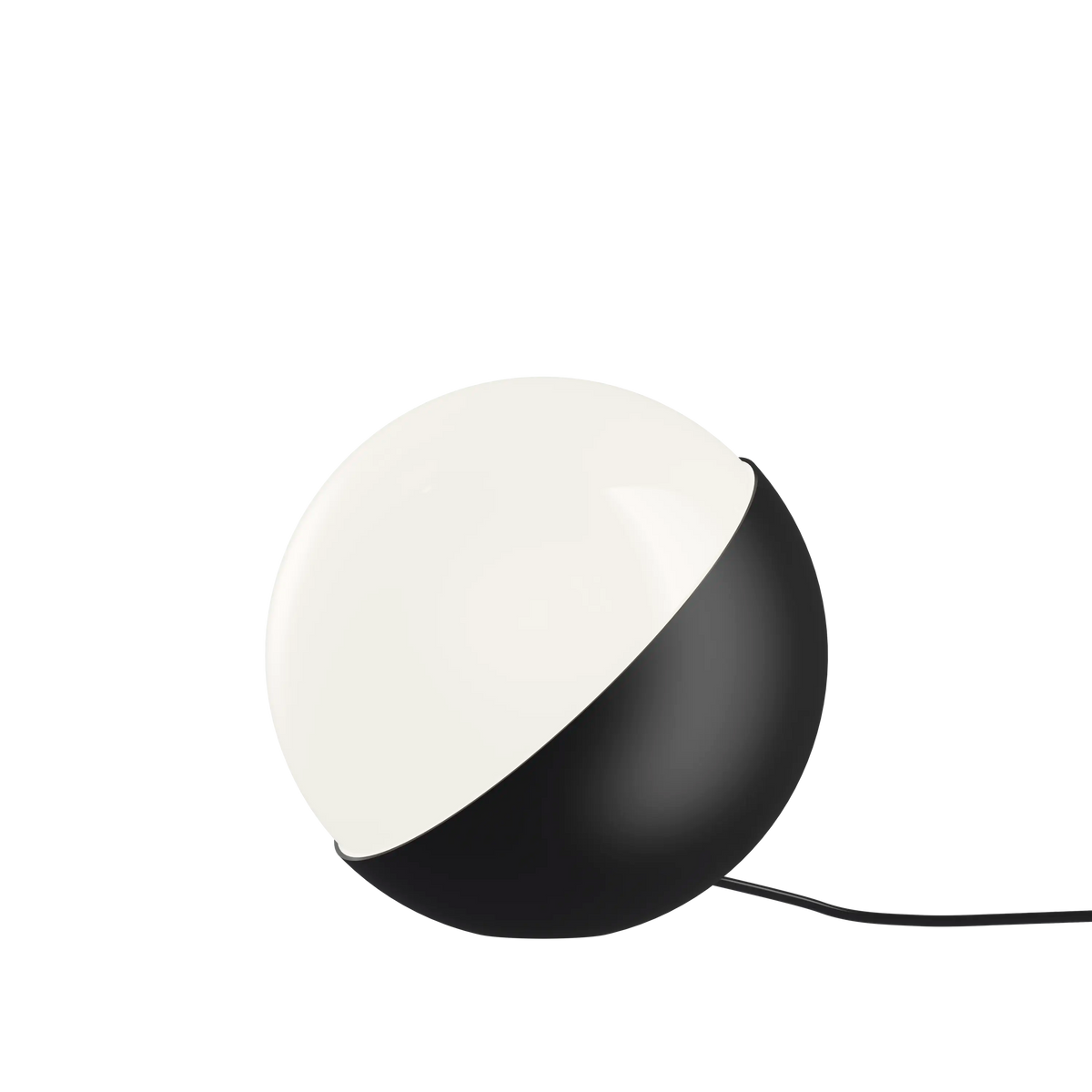 Louis Poulsen VL Studio Tisch-/Stehleuchte – Matte black, Ø 250, 1x40W E27 · Schwarz schnur · Mitt dimmer