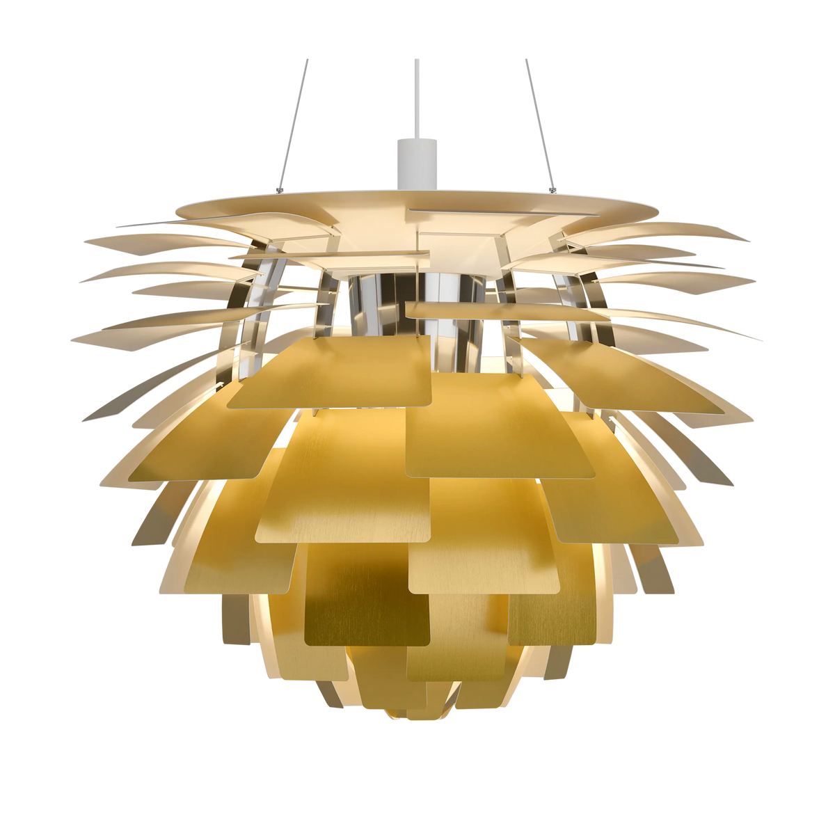 Louis Poulsen PH Artichoke Ø 840 Pendelleuchte – Messing, 1x100W E27