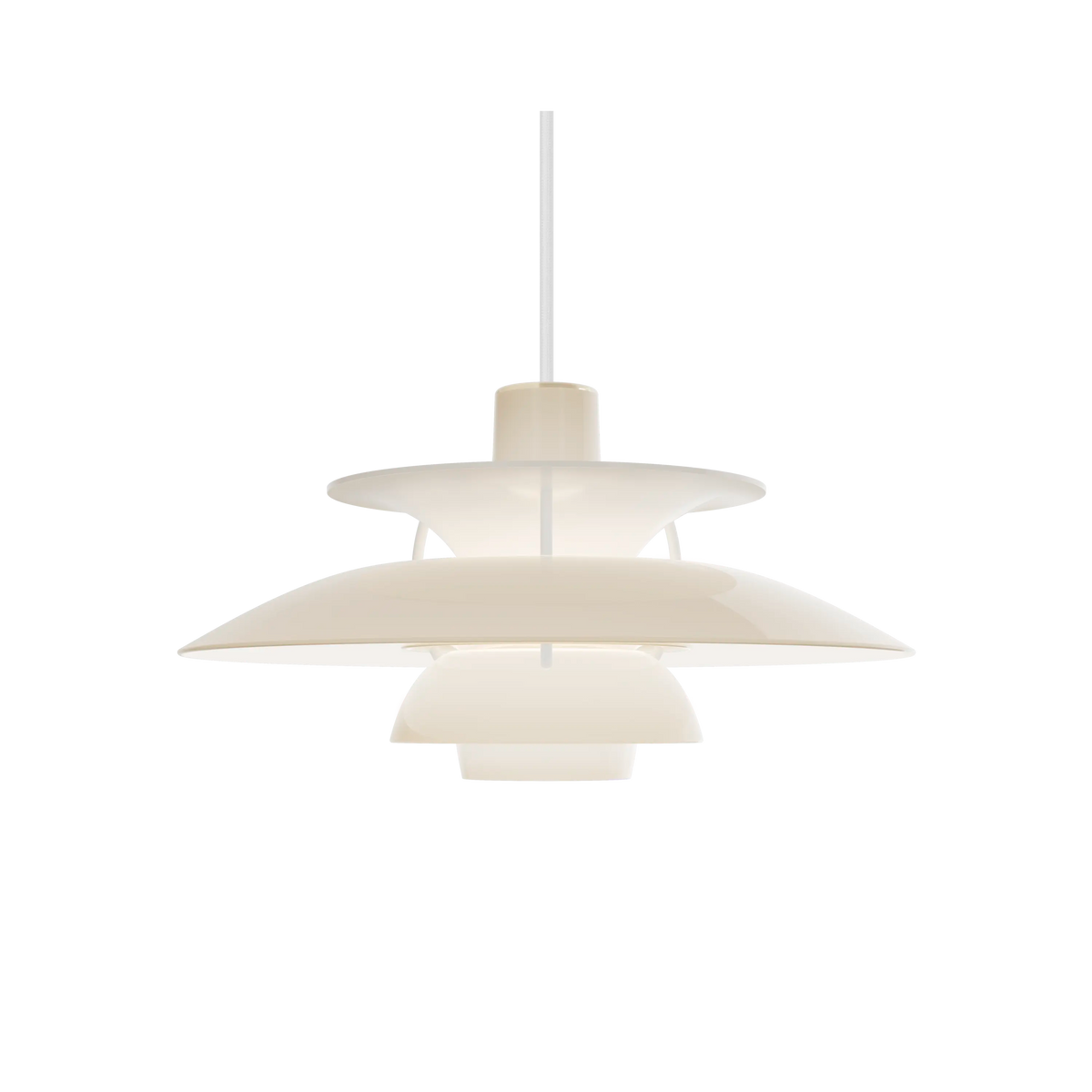 Louis Poulsen PH 5 Opal Pendelleuchte – Opal Beige