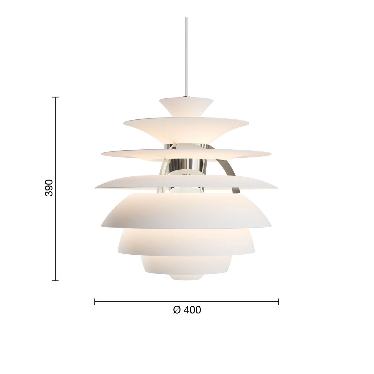 Louis Poulsen PH Snowball Pendelleuchte – Ansicht 18