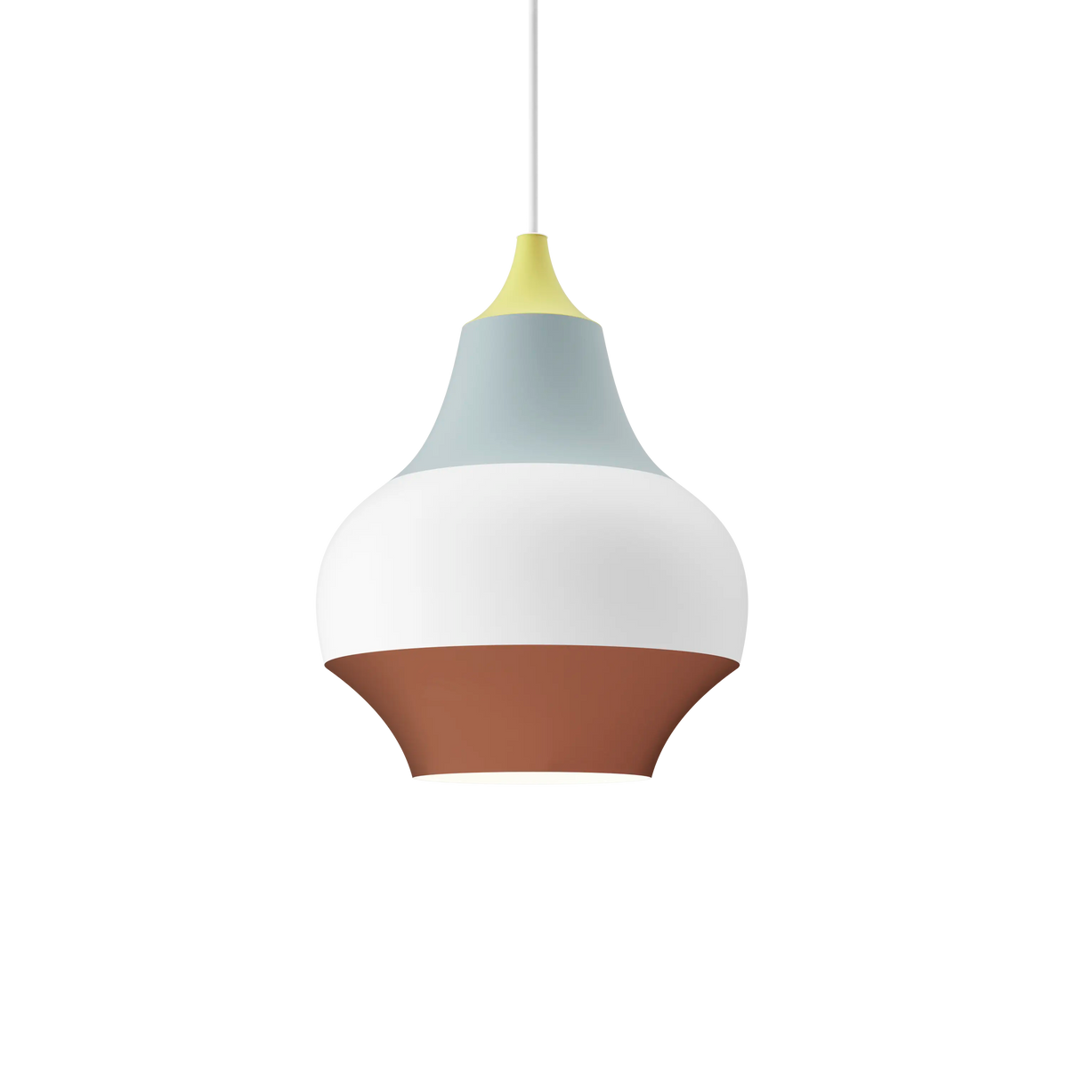 Louis Poulsen Cirque Pendelleuchte – Yellow top, Ø 220, 1x40W 1x40W E27