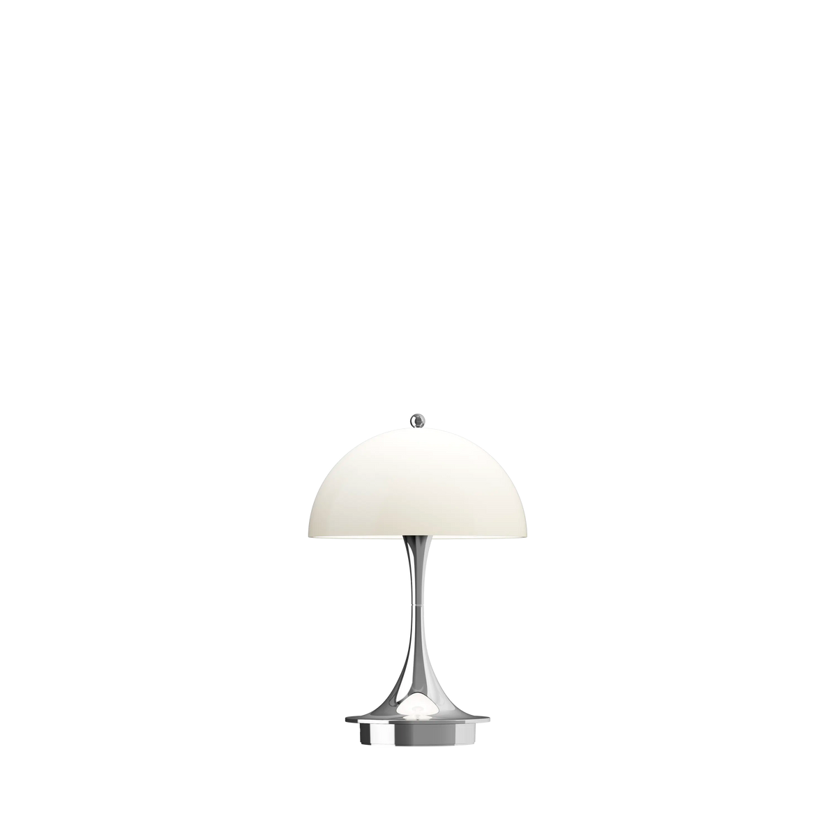Louis Poulsen Panthella 160 Portable Leuchte – Chrom Opal Beige