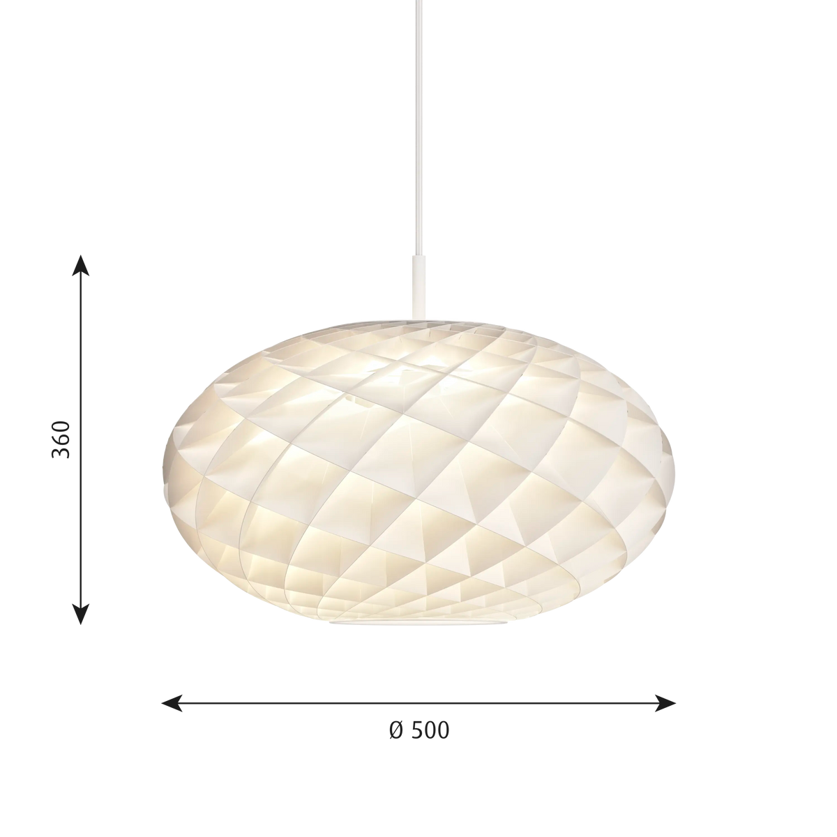 Louis Poulsen Patera Oval Pendelleuchte – Ansicht 10