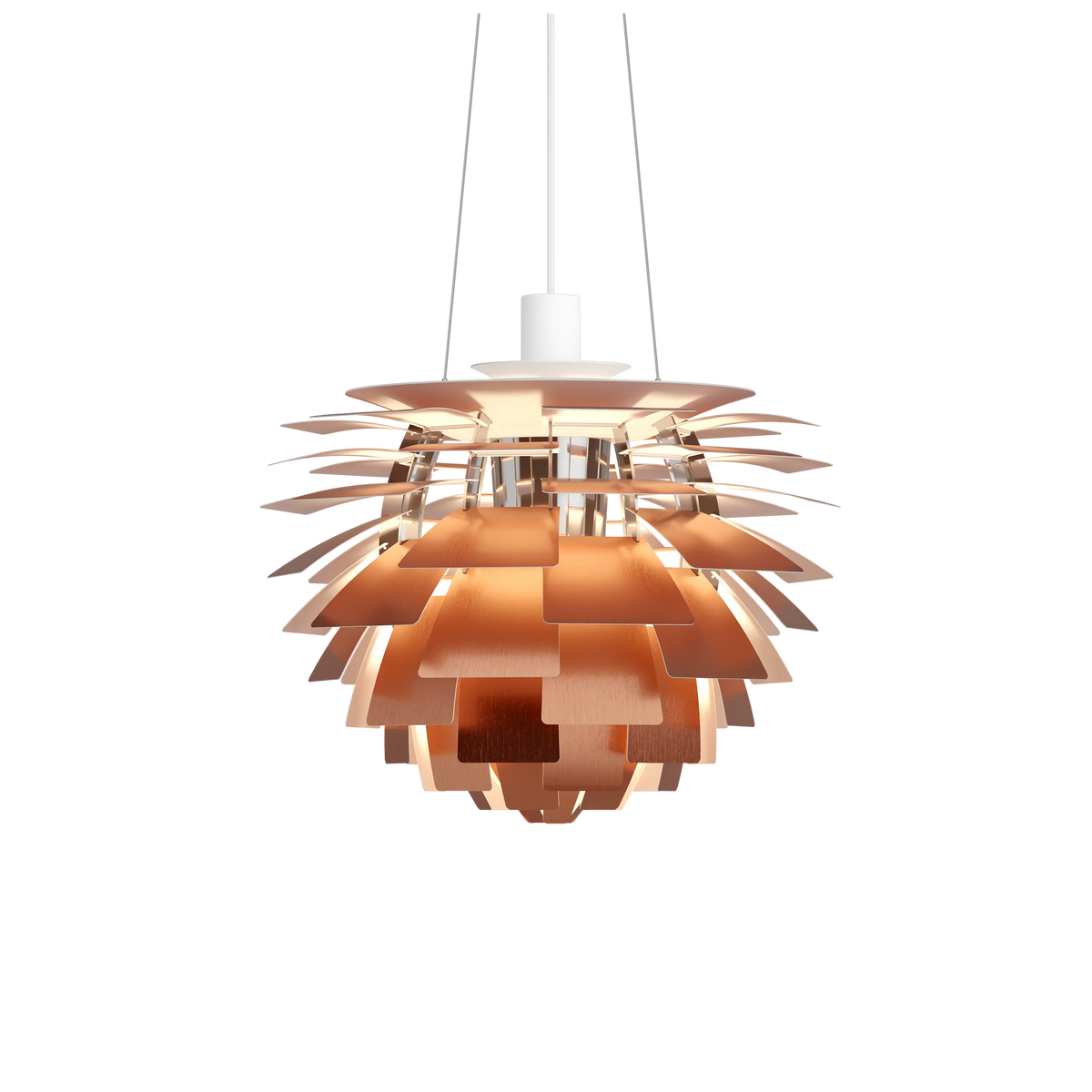 Louis Poulsen PH Artichoke Ø 480 Pendelleuchte – Kupfer, 1x100W E27