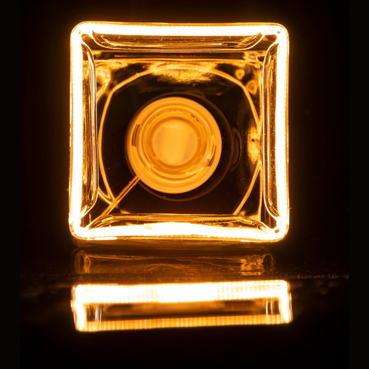 SEGULA LED Floating Cube klar – E27, 4,5 W, 2.200 K, dimmbar – Produktansicht 3
