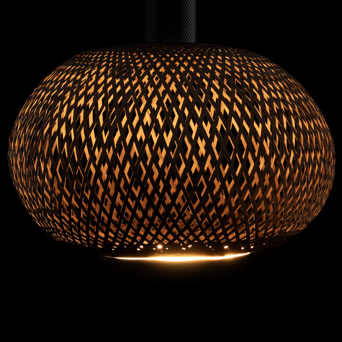SEGULA LED Floating Bamboo Oval 300 bronze – E27, 5 W, 2.200 K, dimmbar – Produktansicht 1