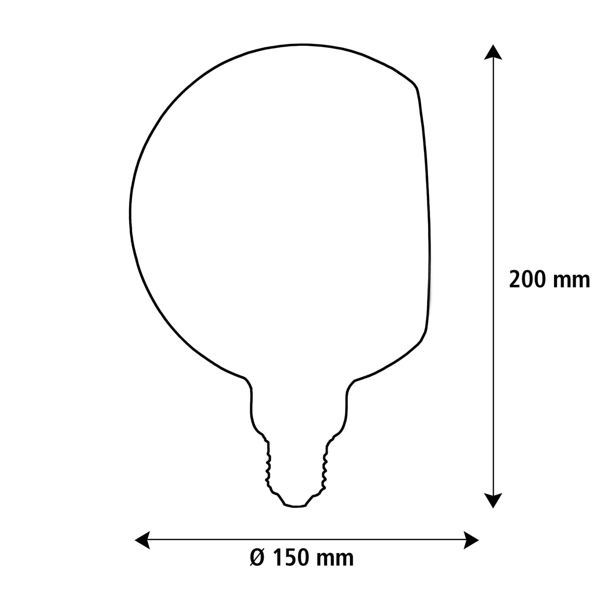 SEGULA LED Floating Globe 150 90° smokey grau – E27, 6 W, 1.900 K, dimmbar – Produktansicht 5
