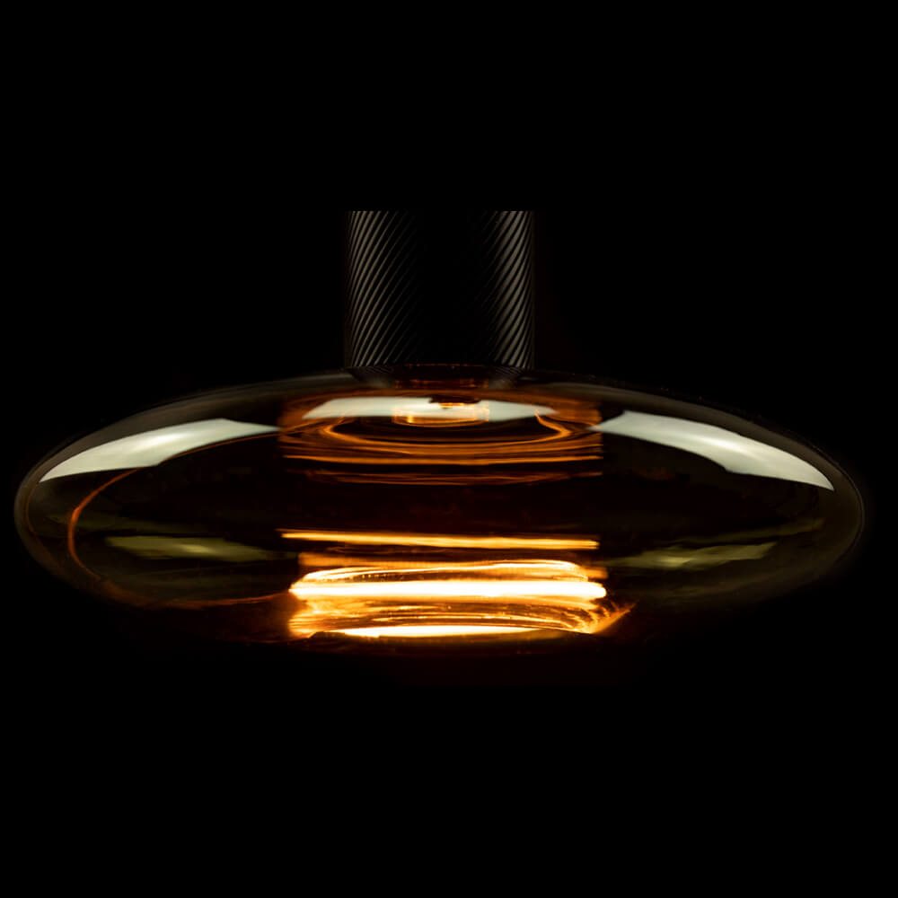 SEGULA LED Floating Ufo 220 smokey grau – E27, 4,5 W, 1.900 K, dimmbar – Produktansicht 1