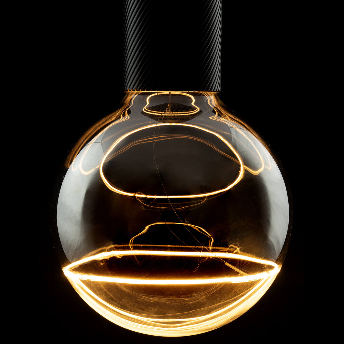 SEGULA LED Illusion Globe 125 smokey bottom – E27, 5 W, 2.200 K, dimmbar – Produktansicht 1